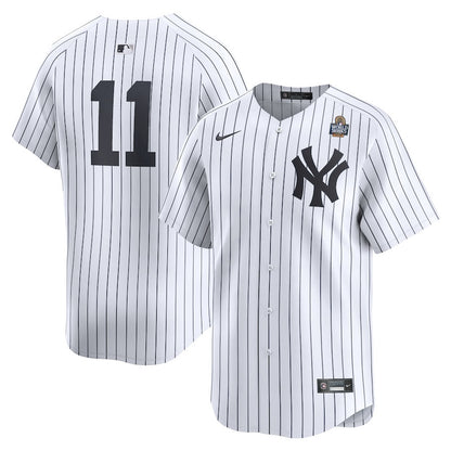 Anthony Volpe 11 New York Yankees 2024 World Series Home Limited Men Jersey - White