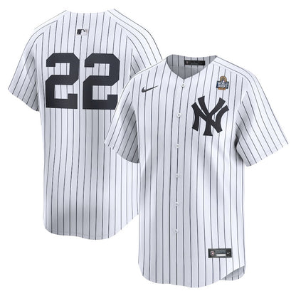 Juan Soto 22 New York Yankees 2024 World Series Home Limited Men Jersey - White