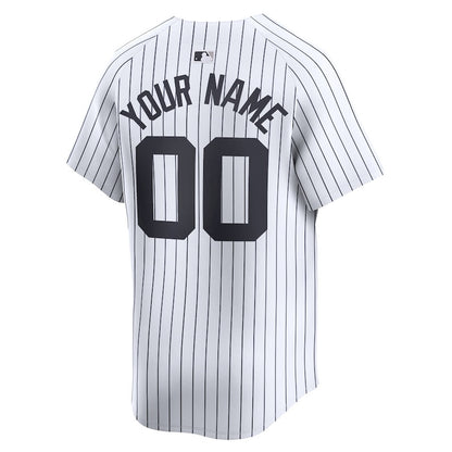 New York Yankees 2024 World Series Home Custom Limited Men Jersey - White