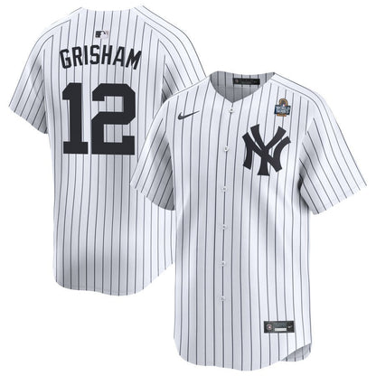 Trent Grisham 12 New York Yankees 2024 World Series Home Limited Player Men Jersey - White