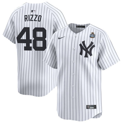 Anthony Rizzo 48 New York Yankees 2024 World Series Home Limited Player Men Jersey - White