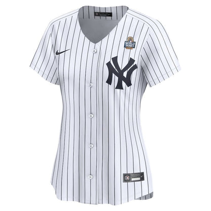 Marcus Stroman 0 New York Yankees Women's 2024 World Series Home Limited Jersey - White
