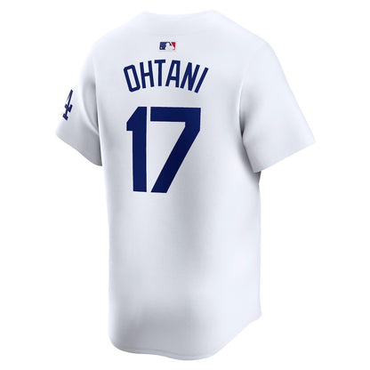 Shohei Ohtani 17 Los Angeles Dodgers 2024 World Series Home Limited Player Men Jersey - White