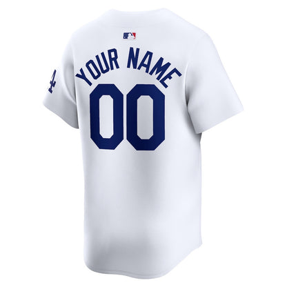 Los Angeles Dodgers 2024 World Series Home Custom Limited Men Jersey - White