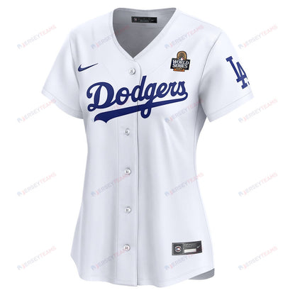 Los Angeles Dodgers Women's 2024 World Series Home Limited Jersey - White
