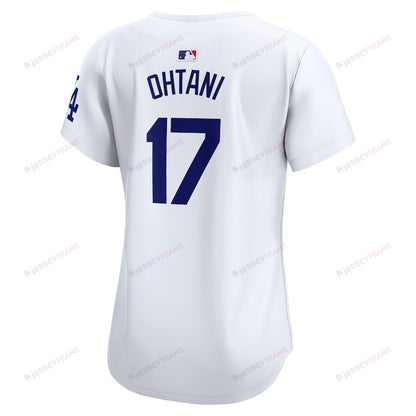 Shohei Ohtani 17 Los Angeles Dodgers Women's 2024 World Series Limited Player Jersey - White
