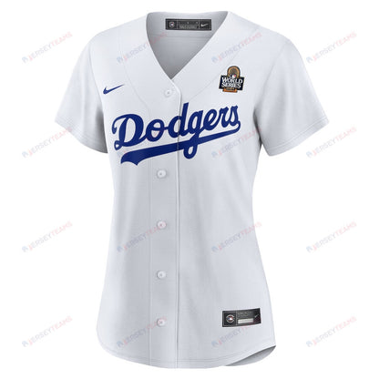 Los Angeles Dodgers Women's 2024 World Series Home Custom Jersey - White