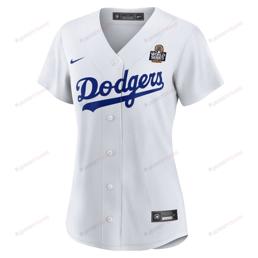 Mookie Betts 50 Los Angeles Dodgers Women's 2024 World Series Home Jersey - White