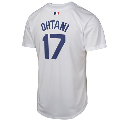 Shohei Ohtani 17 Los Angeles Dodgers 2024 World Series Game YOUTH Jersey - White