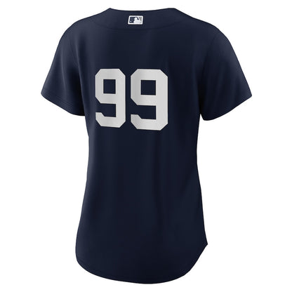 Aaron Judge 99 New York Yankees Women's 2024 World Series Player Jersey - Navy