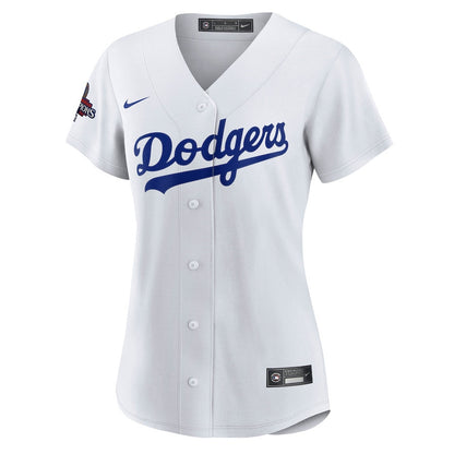 Andy Pages 44 Los Angeles Dodgers Women's 2024 World Series Champions Home Player Jersey - White