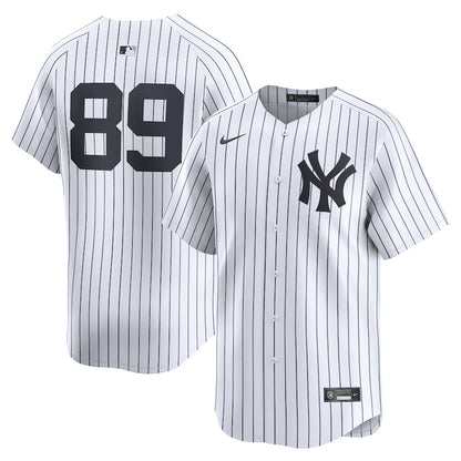Jasson Domínguez 89 New York Yankees Home Limited Player Men Jersey - White