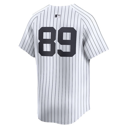 Jasson Domínguez 89 New York Yankees Home Limited Player Men Jersey - White
