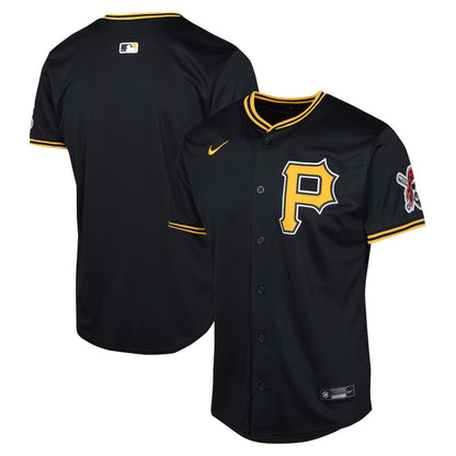Pittsburgh Pirates Alternate Limited YOUTH Jersey - Black