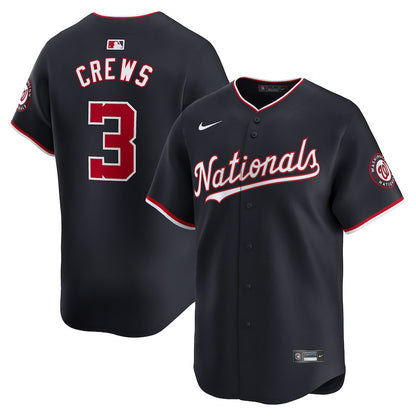 Dylan Crews 3 Washington Nationals Alternate Limited Player Men Jersey - Navy