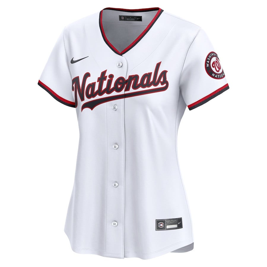 James Wood 29 Washington Nationals Women's Home Limited Player Jersey - White