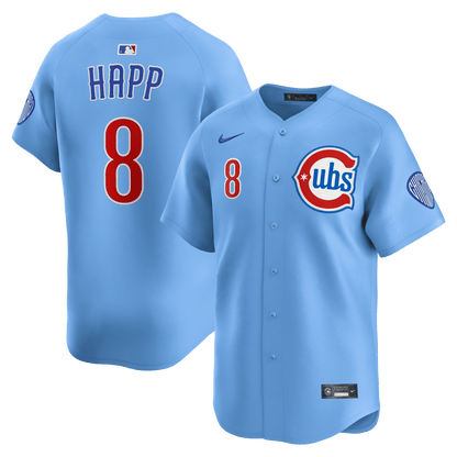Ian Happ 8 Chicago Cubs Limited Alternate 2 Men Jersey - Baby Blue