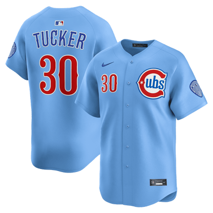Kyle Tucker 30 Chicago Cubs Limited Alternate 2 Men Jersey - Baby Blue