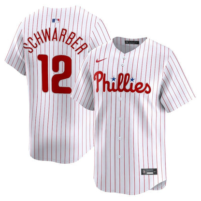Kyle Schwarber 12 Philadelphia Phillies Home Limited Player Men Jersey - White