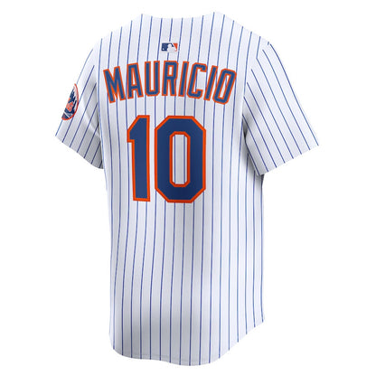 Ronny Mauricio 10 New York Mets Alternate Limited Player Men Jersey - White