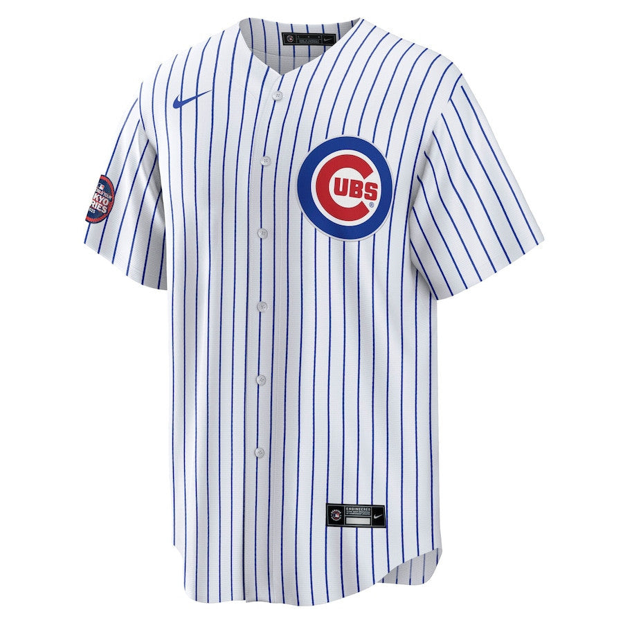 Ian Happ 8 Chicago Cubs 2025 MLB World Tour: Tokyo Series Home Player Men Jersey - White