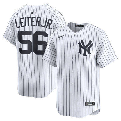 Mark Leiter Jr. 56 New York Yankees Home Limited Player Men Jersey - White