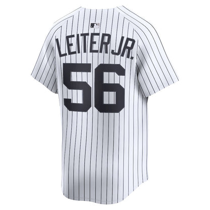 Mark Leiter Jr. 56 New York Yankees Home Limited Player Men Jersey - White