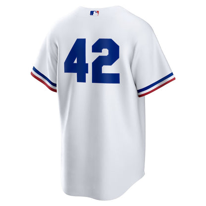 Texas Rangers Home 2025 Jackie Robinson Day Men Jersey - White