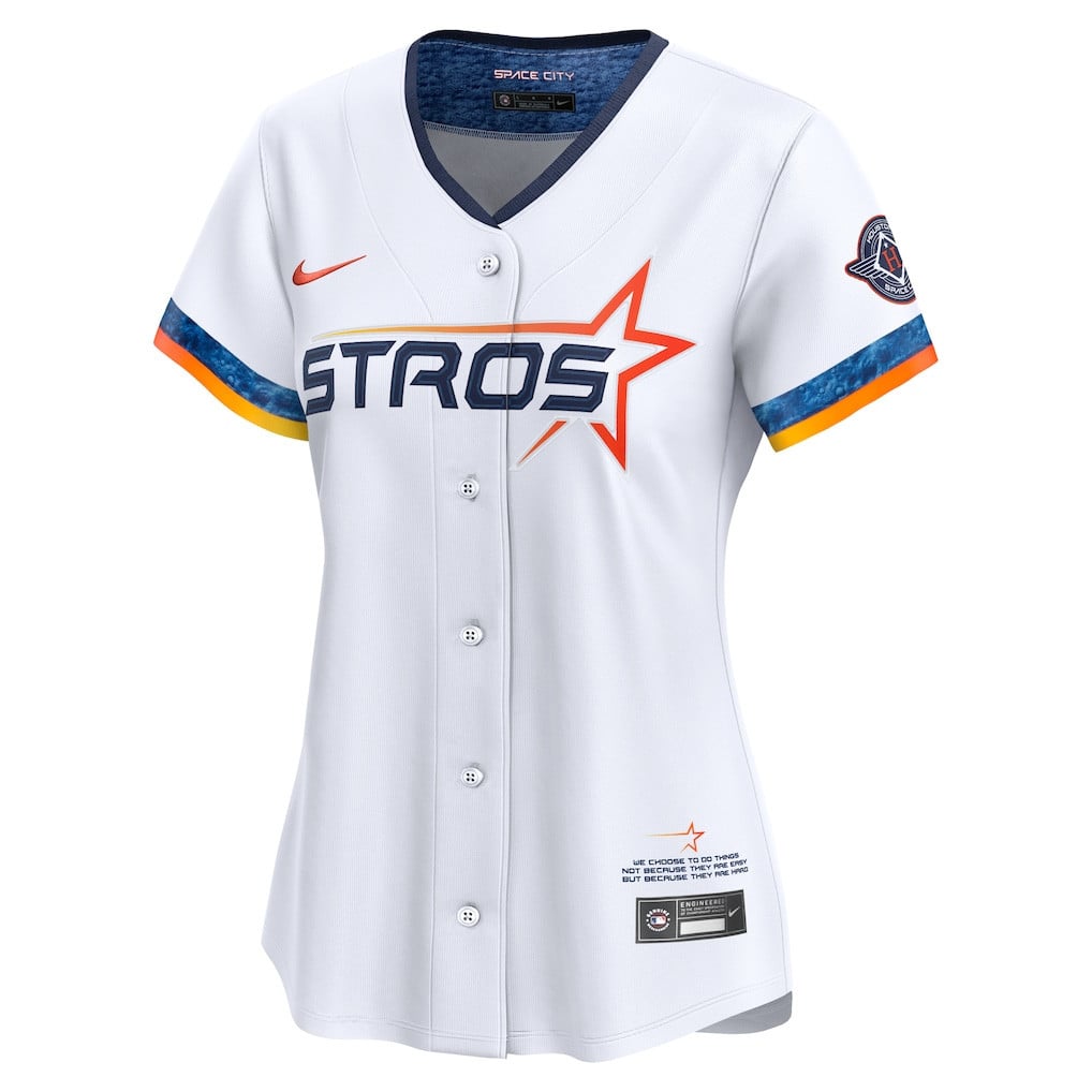 Houston Astros Women's 2025 City Connect Limited Jersey - White