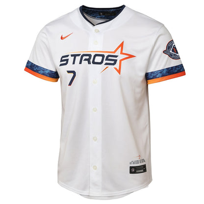 Craig Biggio 7 Houston Astros 2025 City Connect Limited Player YOUTH Jersey - White