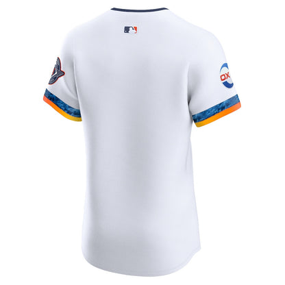 Houston Astros 2025 City Connect Elite Men Jersey - White