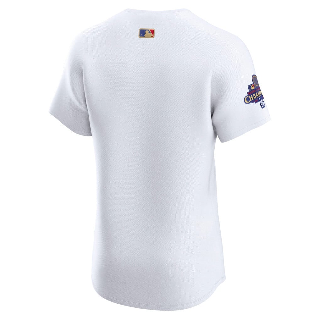 Los Angeles Dodgers 2025 Gold Collection Elite Men Jersey - White