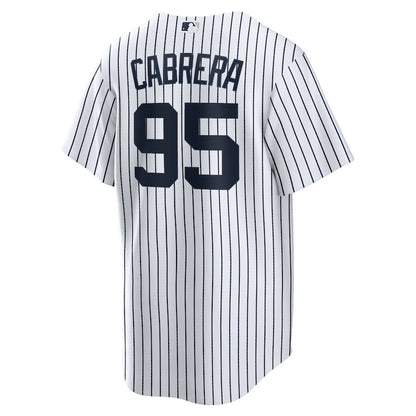 Oswaldo Cabrera 95 New York Yankees Home Men Jersey - White