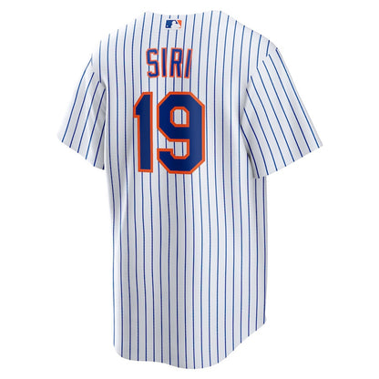 Jose Siri 19 New York Mets Home Men Jersey - White