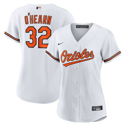 Ryan O'Hearn 32 Baltimore Orioles Women's Home Jersey - White