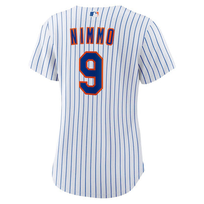 Brandon Nimmo 9 New York Mets Women's Home Jersey - White