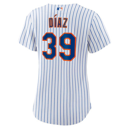 Edwin Díaz 39 New York Mets Women's Home Jersey - White
