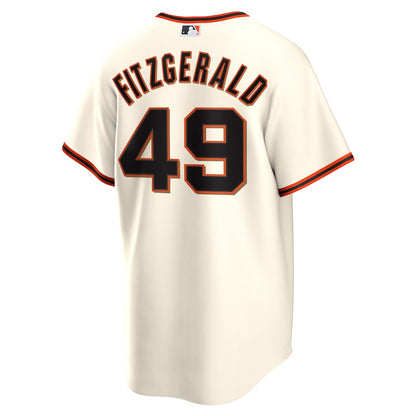 Tyler Fitzgerald 49 San Francisco Giants Home Men Jersey - Cream