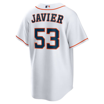 Cristian Javier 53 Houston Astros Home Men Jersey - White