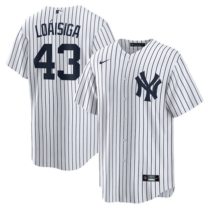 Jonathan Loáisiga 43 New York Yankees Home Men Jersey - White