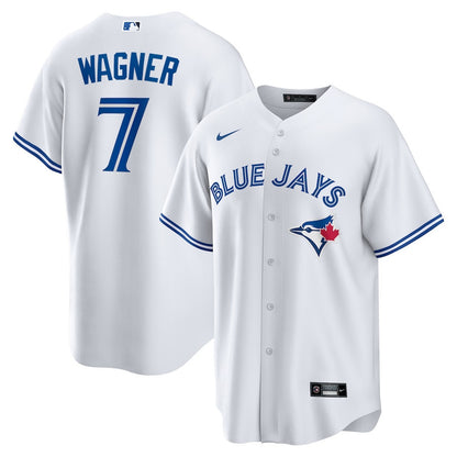 Will Wagner 7 Toronto Blue Jays Home Men Jersey - White