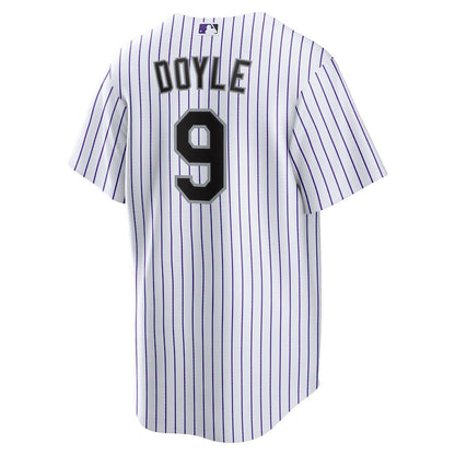 Brenton Doyle 9 Colorado Rockies Home Men Jersey - White