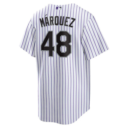 Germán Márquez 48 Colorado Rockies Home Men Jersey - White