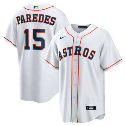Isaac Paredes 15 Houston Astros Home Men Jersey - White