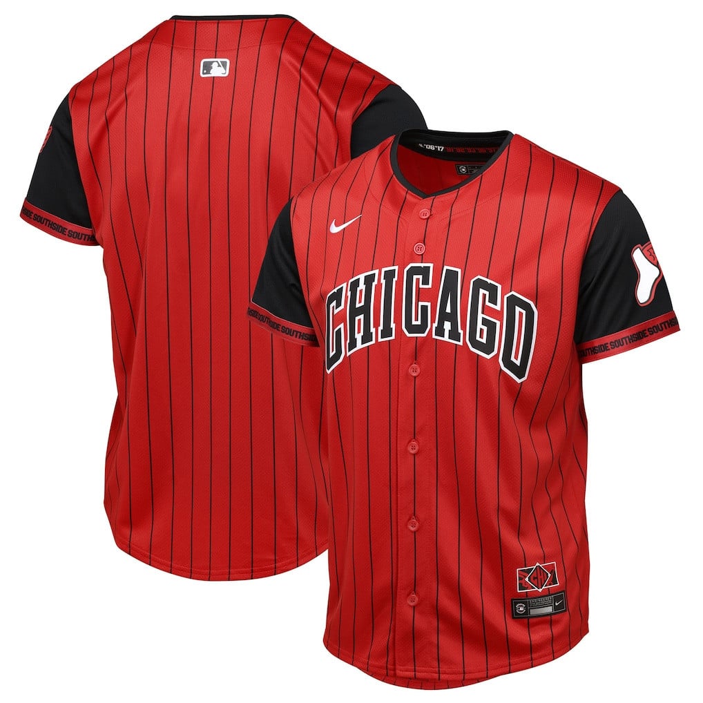 Chicago White Sox 2025 City Connect Limited YOUTH Jersey - Red/Black