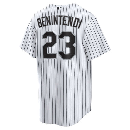 Andrew Benintendi 23 Chicago White Sox Home Player Men Jersey - White/Black