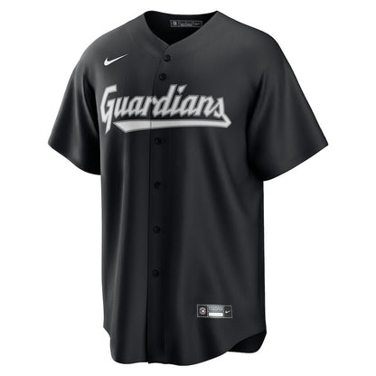 José Ramírez 11 Cleveland Guardians Lights Out Men Jersey - Black