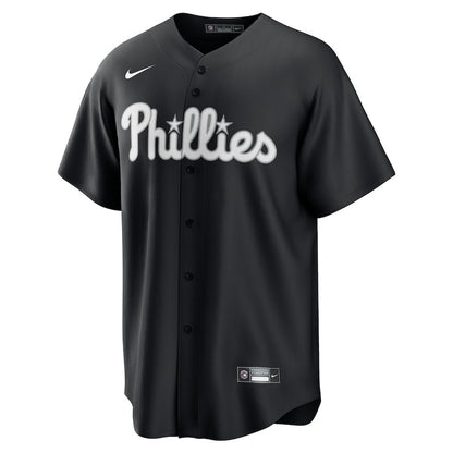 Bryce Harper 3 Philadelphia Phillies Lights Out Men Jersey - Black