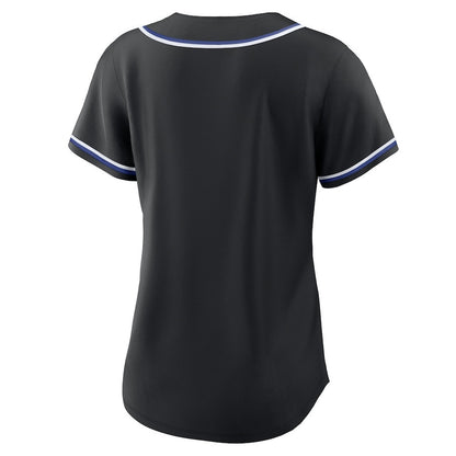 Los Angeles Dodgers Women's Lights Out Jersey - Black
