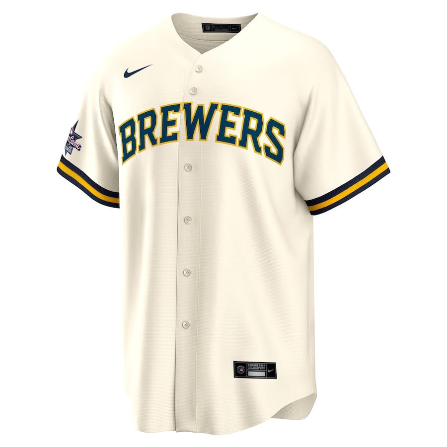 Milwaukee Brewers 2025 MLB All-Star Game Home Men Jersey - Cream